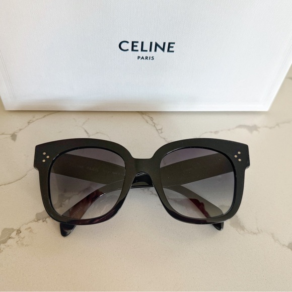 Celine Black CL4002UN Sunglasses with Case and Box - Picture 4 of 14